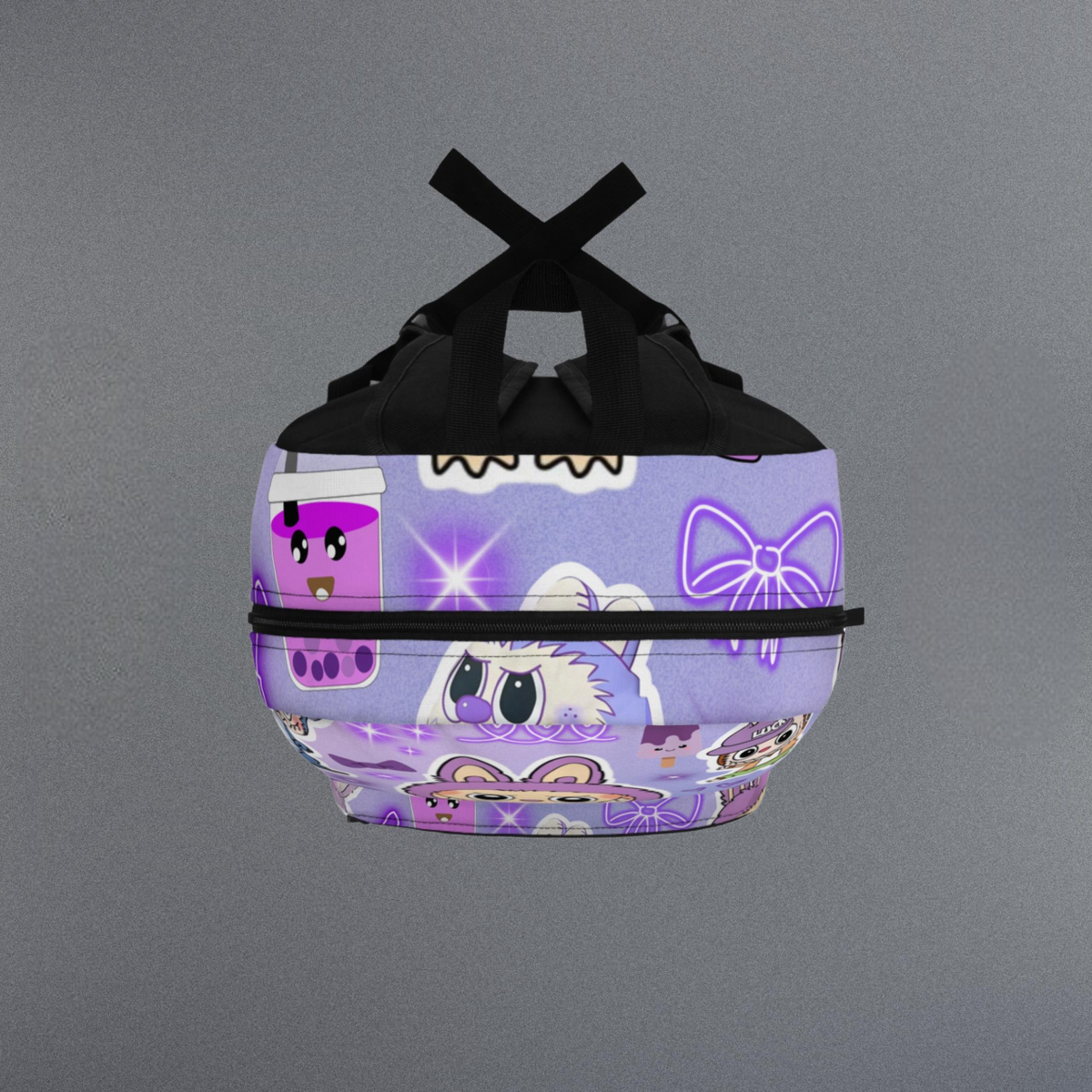 Personalized Name Backpack With Cute Monster, Girls Backpack, Custom Backpack, Girl Backpack, Back To School