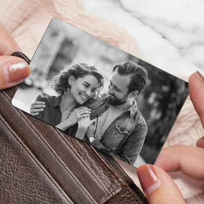 I'll Always Be With You - Personalized Wallet Insert Card - Anniversary Wedding Gifts For Couple