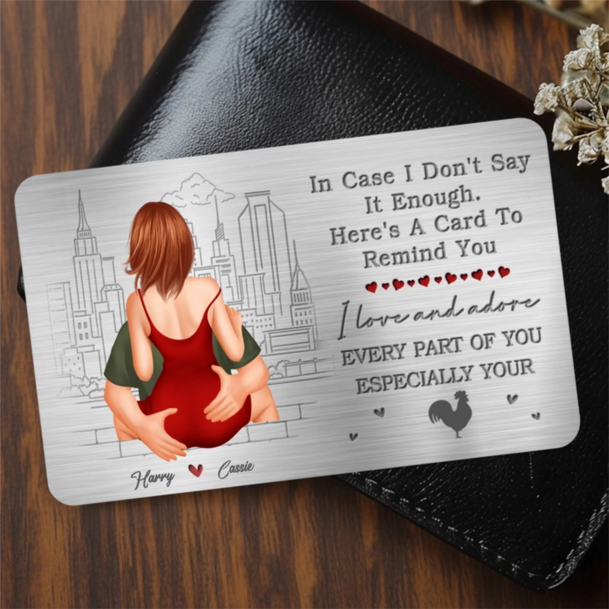 Never Enough To Say That Is A Huge Bonus - Personalized Wallet Insert Card - Anniversary Gift, Valentine's Day Gift For Couple