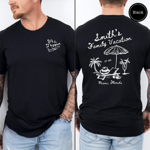 Personalized Family Vacation Shirt, Family Trip Shirt, Beach Trip Family Shirts, Cousin Vacation Matching Shirt, Travel Gitt, Summer Shirt