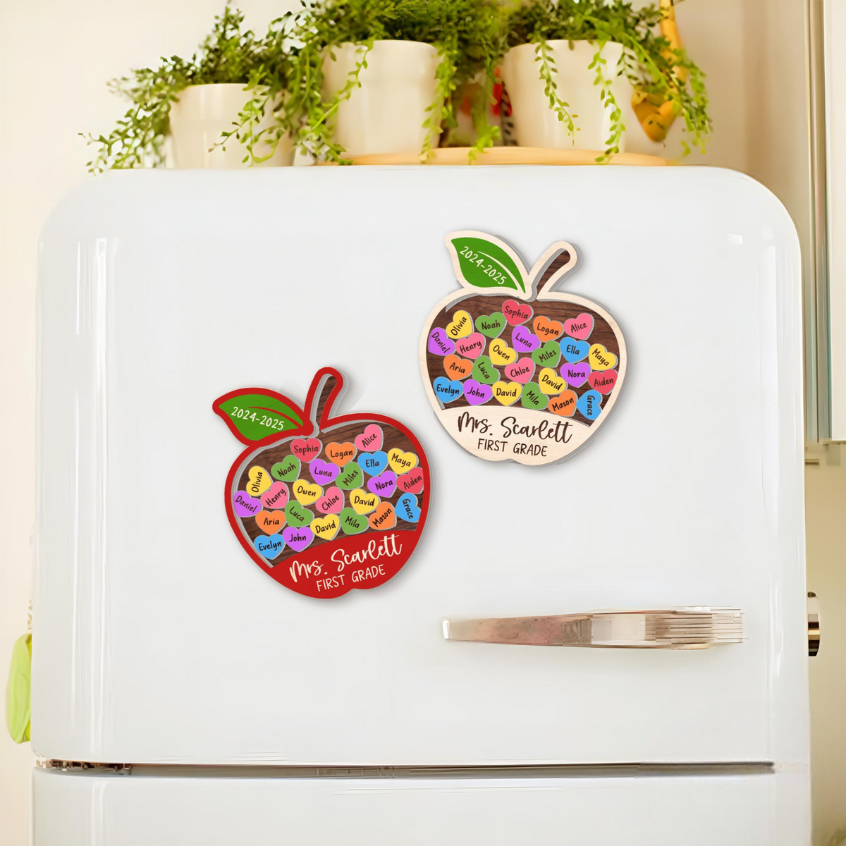 Teacher Gifts, Teacher Apple Magnet, Back To School Gift For Teacher, Teacher 3D Fridge Magnet, Teacher Shaker Magnet, Thank You Teacher Gift