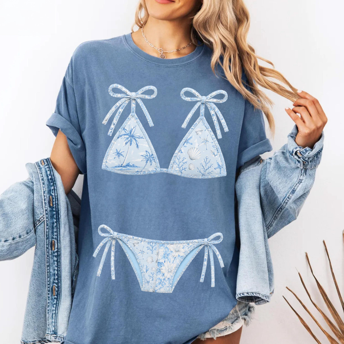 Trendy Beach Bikini Comfort Colors Shirt, Leopard Lake Girl Shirt, Cute Beach Vacation 2026 Shirt