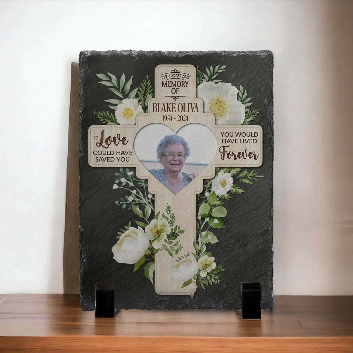 God Has You In His Arms - Personalized Memorial Stone - Memorial Gift