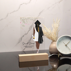 Personalized Graduation Gifts for Her, Acrylic LED Light, Grad Gift for Daughter, Class of 2026 Gift, Graduate Name Stand