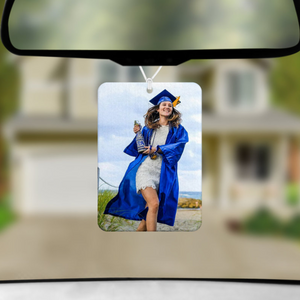 Graduation Photo Air Freshener, Air Freshener, Car Air Freshener, Photo Air Freshener, Graduation Gift