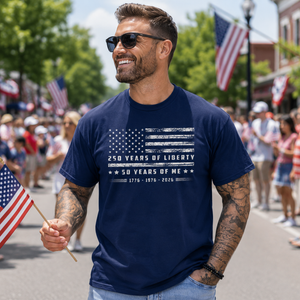 Vintage 50th Birthday Shirt, American Flag Birthday Tshirt, Patriotic Birthday Shirt 2026, 50th Birthday Sweatshirt, 1976 Birthday
