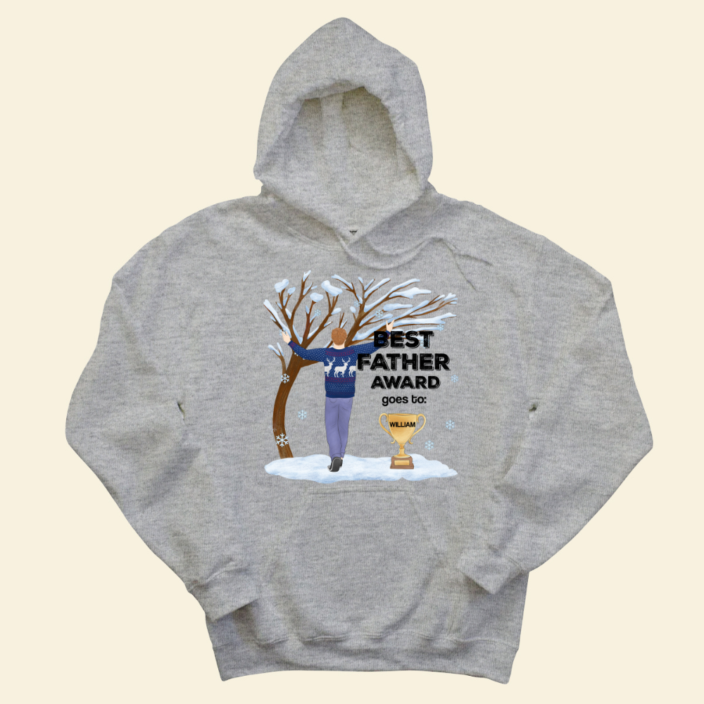World's Best Dad - Personalized Hoodie - Christmas Gift For Father