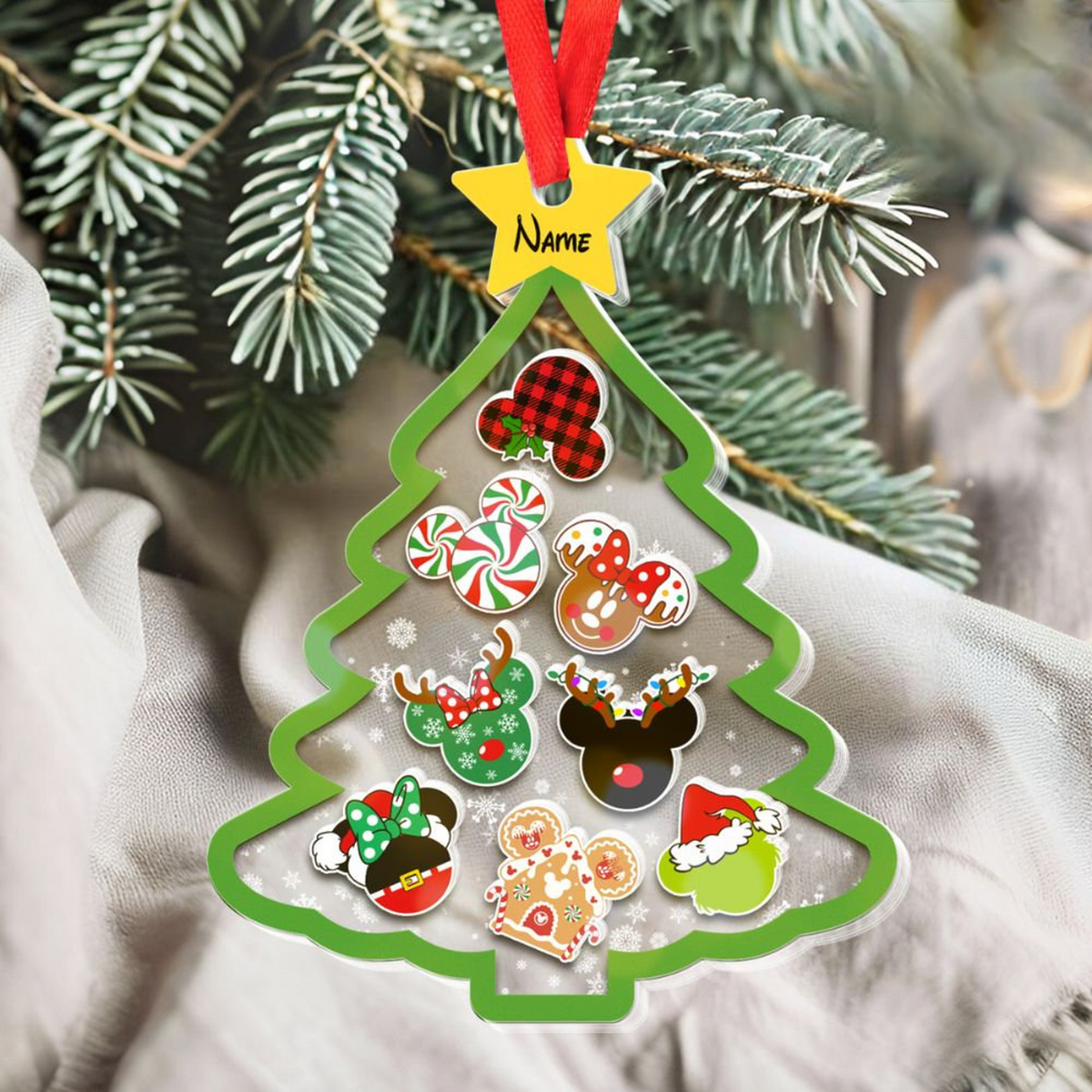 Very Merry Christmas - Personalized 4D Shaker Ornament - Christmas Gift For Kids & Family, Home Decor