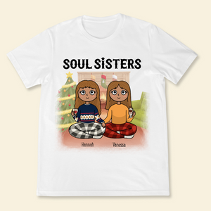 Soul Sisters Chibi - Personalized Shirt - Christmas Shirt, Gift For Sisters, Bestie, Friends banner-3_c2b71bcc-301b-4d1e-9a0b-6bc6dff7ad23.png