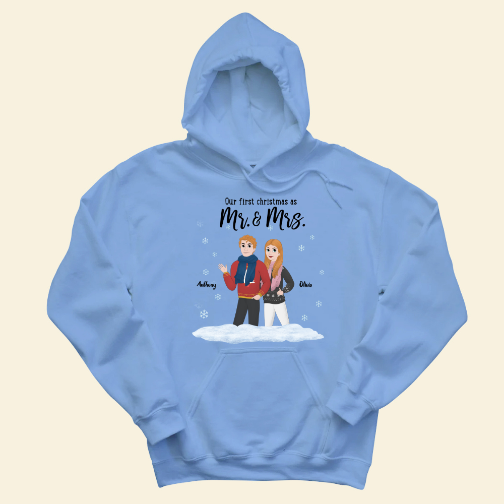 Christmas Is Better With You - Personalized Hoodie - Christmas Gift For Couple