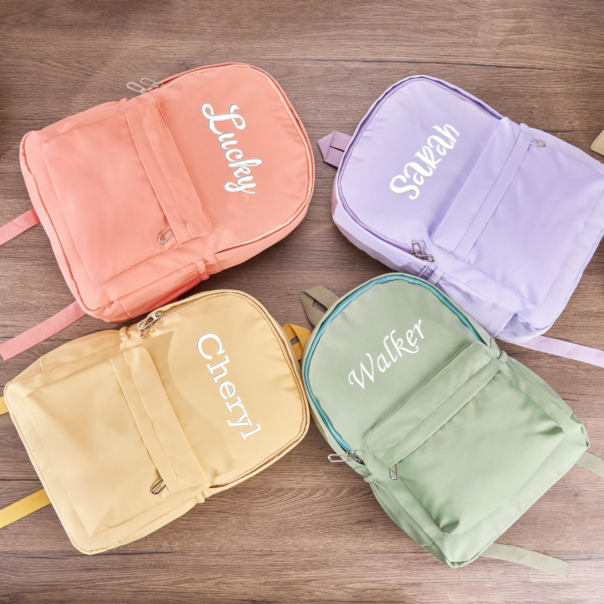 Embroidery Personalized Kids Backpack,Custom Kindergarten Toddler gifts, Kids School Bag, Monogram Backpacks for Girls Boys, Birthday Gifts