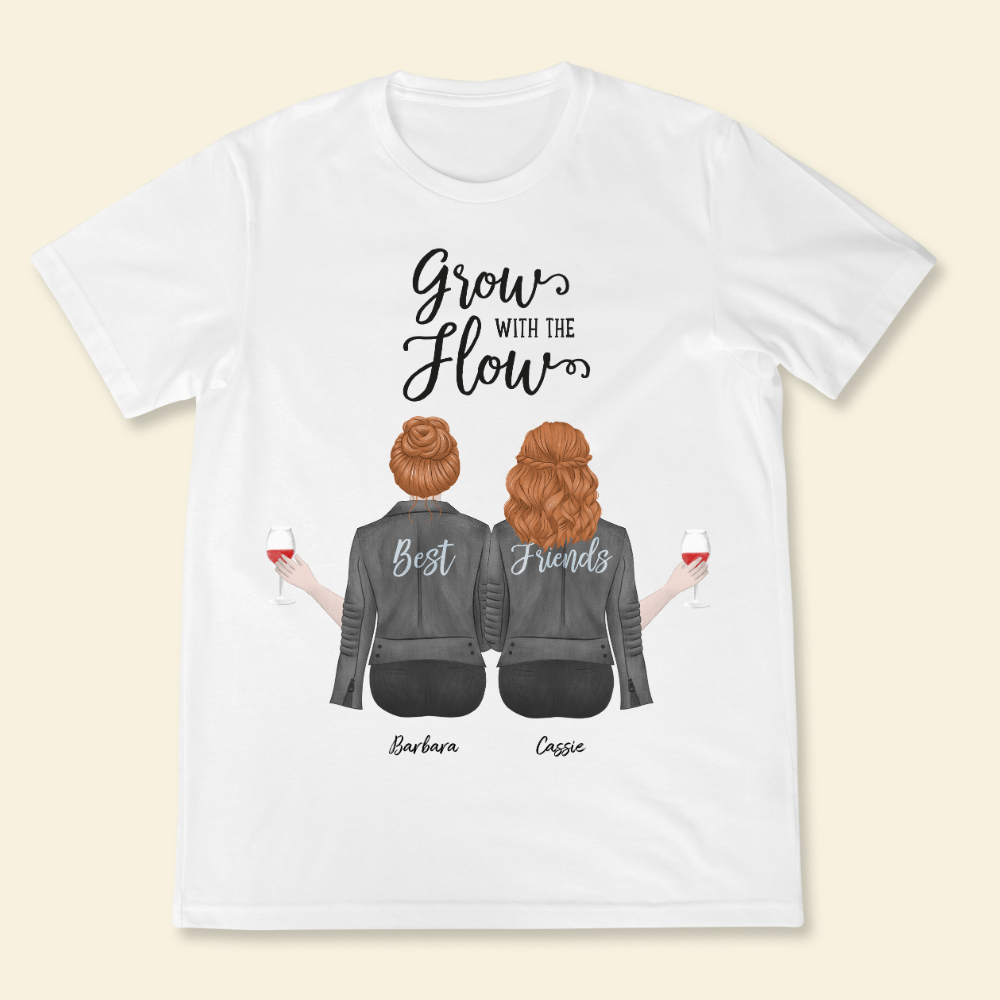 Besties Forever Wine Glass - Personalized Shirt - Gift For Sisters, Bestie, Friends banner-3_dff9199e-dc9e-4219-be28-045db180fde8.png