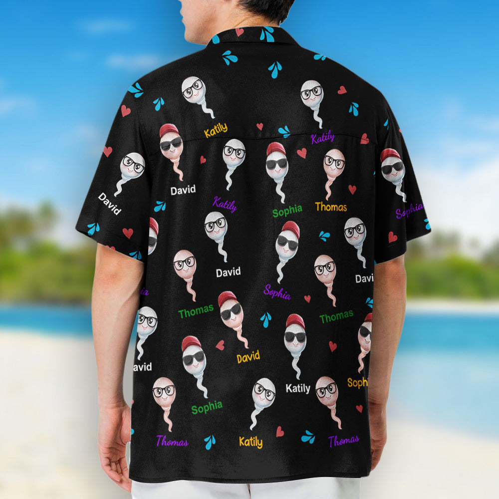 Dad's Favorite Tadpole - Personalized Hawaiian Shirt - Gift For Dad, Father's Day, Birthday Gift