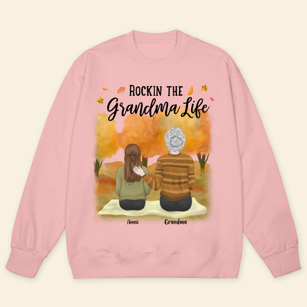 Rocking The Grandparents Life Fall Season - Personalized Sweatshirt - Gift For Grandma, Nana, Fall Season banner-3_eace5627-da50-4519-9434-bbac60a600ec.png