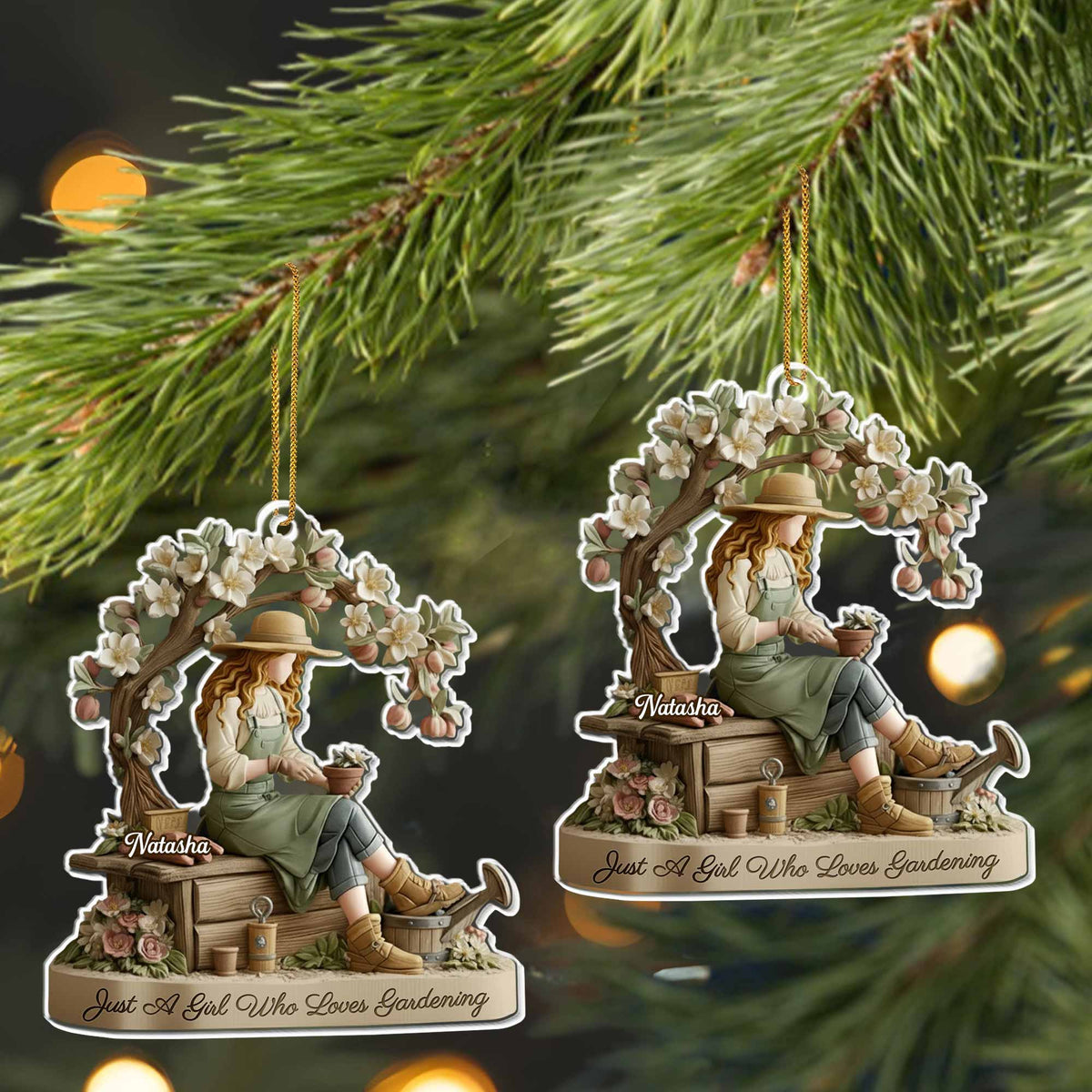 Just A Girl Who Loves Gardening, Tree And Flowers, Gift For Gardeners And Plant Lovers