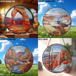 Famous Location Suncatcher Stained Glass