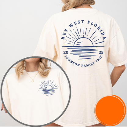 Custom Family Beach Vacation Shirt, Family Name, Family Matching Shirts, Personalized Shirt, Custom Family Trip, Family Beach Trip Shirt