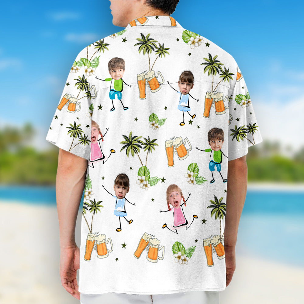 Daddy's Beer Buddies - Personalized Hawaiian Shirt - Gift For Dad, Papa, Father's Day, Birthday Gift