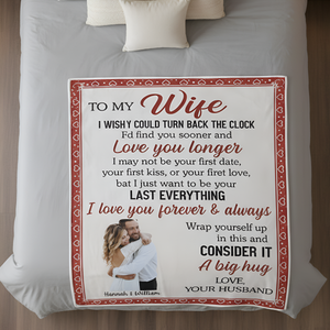 You And Me Always Feels Right Custom Photo - Personalized Blanket - Anniversary Gift, Valentine's Day Gift For Couple