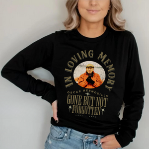 Personalized Biker Memorial Photo Shirt, Custom Funeral Photo Shirt, Rest In Peace Memory Shirt, Remembrance Shirt, Custom Last Photo Shirt