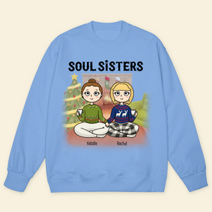 Soul Sisters Chibi - Personalized Sweatshirt - Christmas Shirt, Gift For Sisters, Bestie, Friends banner-4_287aadd7-12c0-424b-9dc4-a13f6b025d5d.png