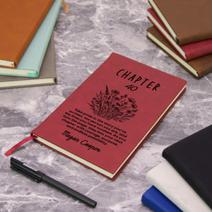 Birthday Gift Best Friend Personalized Name, Journal Gift for Her, Bookish Birthday Gift For Book Lovers, One More Chapter