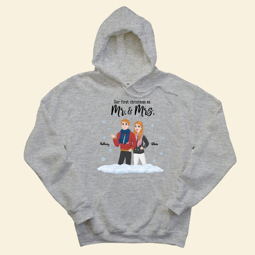 Christmas Is Better With You - Personalized Hoodie - Christmas Gift For Couple