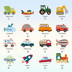 Personalized Car Theme Wooden Name Puzzle, Baby Birthday Gift, Kid Toy, Nursery Gift For Toddler