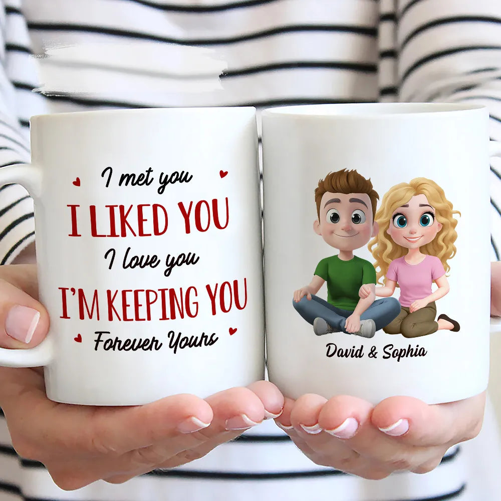 I'm Forever Yours - Personalized Mug - Anniversary Gift For Couple, Valentine's Day Gift