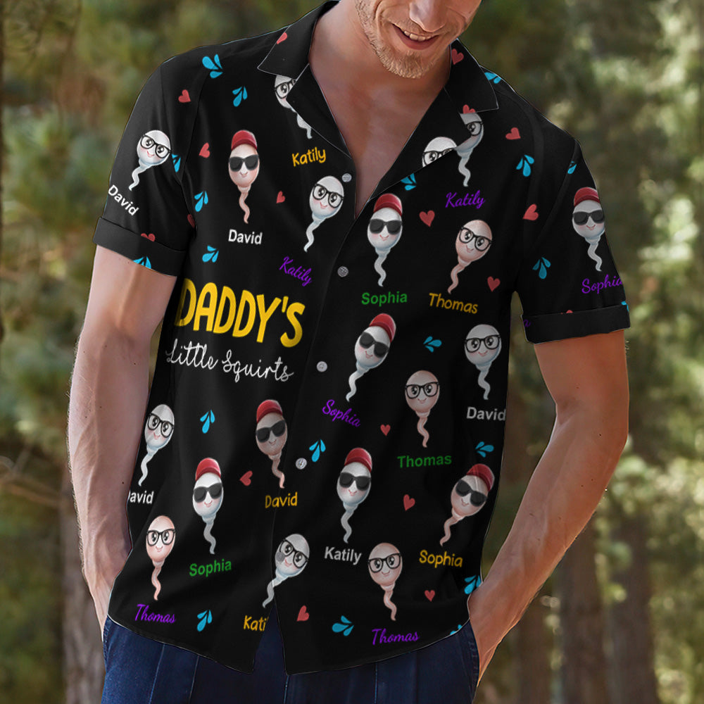 Dad's Favorite Tadpole - Personalized Hawaiian Shirt - Gift For Dad, Father's Day, Birthday Gift