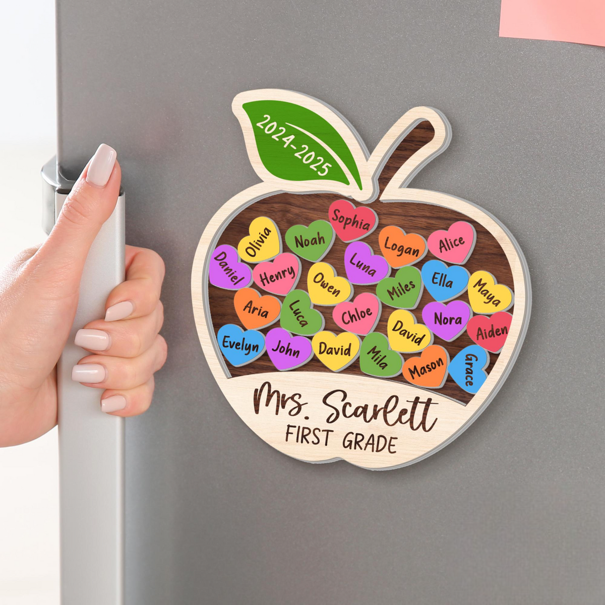 Teacher Gifts, Teacher Apple Magnet, Back To School Gift For Teacher, Teacher 3D Fridge Magnet, Teacher Shaker Magnet, Thank You Teacher Gift