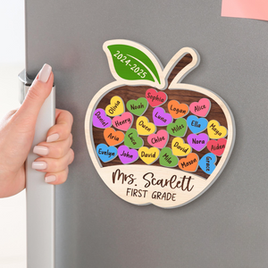 Teacher Gifts, Teacher Apple Magnet, Back To School Gift For Teacher, Teacher 3D Fridge Magnet, Teacher Shaker Magnet, Thank You Teacher Gift