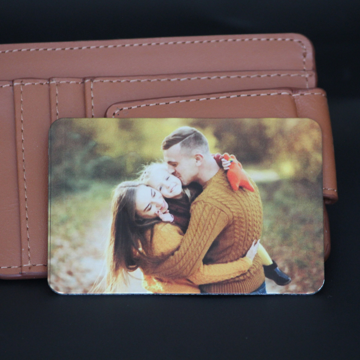 Personalized Handwritten Wallet Card, Deployment Gift, Card for Dad from Son or Daughter - Remind Dad How Much He Means to You