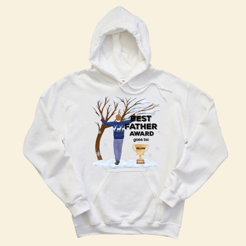 World's Best Dad - Personalized Hoodie - Christmas Gift For Father
