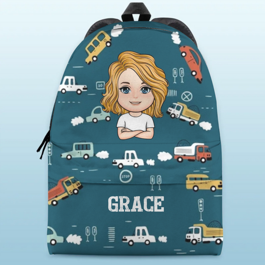 Back To School Custom Kid & Name - Personalized Backpack - Gift For Kid, Back To School Gift