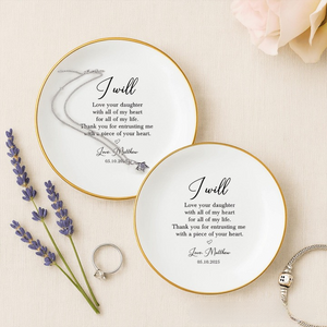 Wedding Gift for Mother Of The Bride from Groom, Jewelry Dish for Mother In Law from Groom, Mother Of The Bride Gift from Son in Law