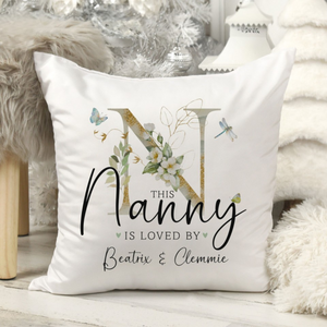 This Nanny Is Loved - Personalized Pillow - Gift For Grandma, Christmas Gift, Birthday Gift