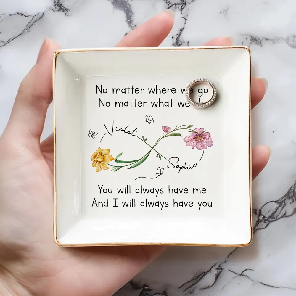 Bestie I Always Have You - Personalized Jewelry Plate - Gift For Bestie, Soul Sister, BFF