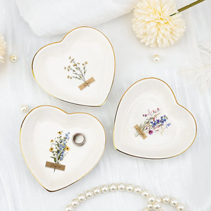 Bloom Where You Are Planted - Personalized Jewelry Plate - Gift For Sister, Sibling, Bestie