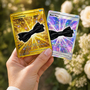 Groomsman PKM Card, Best Man PKM Card, Custom PKM Card, Groomsman I choose you card, PKM Wedding Party Gift, Officiant