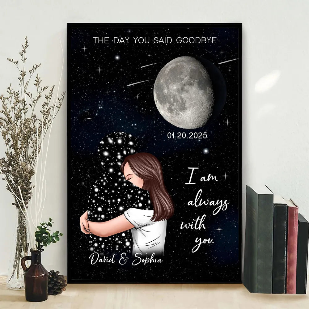 The Day You Said Goodbye - Personalized Canvas - Memorial Gift, Condolence Gift For Your Loved One