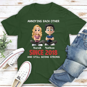 Annoying Each Other And Still Going Strong Doll Couple - Personalized Apparel - Gift For Couple, Anniversary Gift