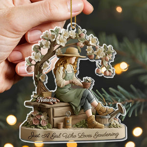 Just A Girl Who Loves Gardening, Tree And Flowers, Gift For Gardeners And Plant Lovers