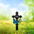 Personalized Mom Memorial Cross Stake, Metal Grave Marker, In Loving Memory Garden Sign, Loss of Mother Plaque with Stake