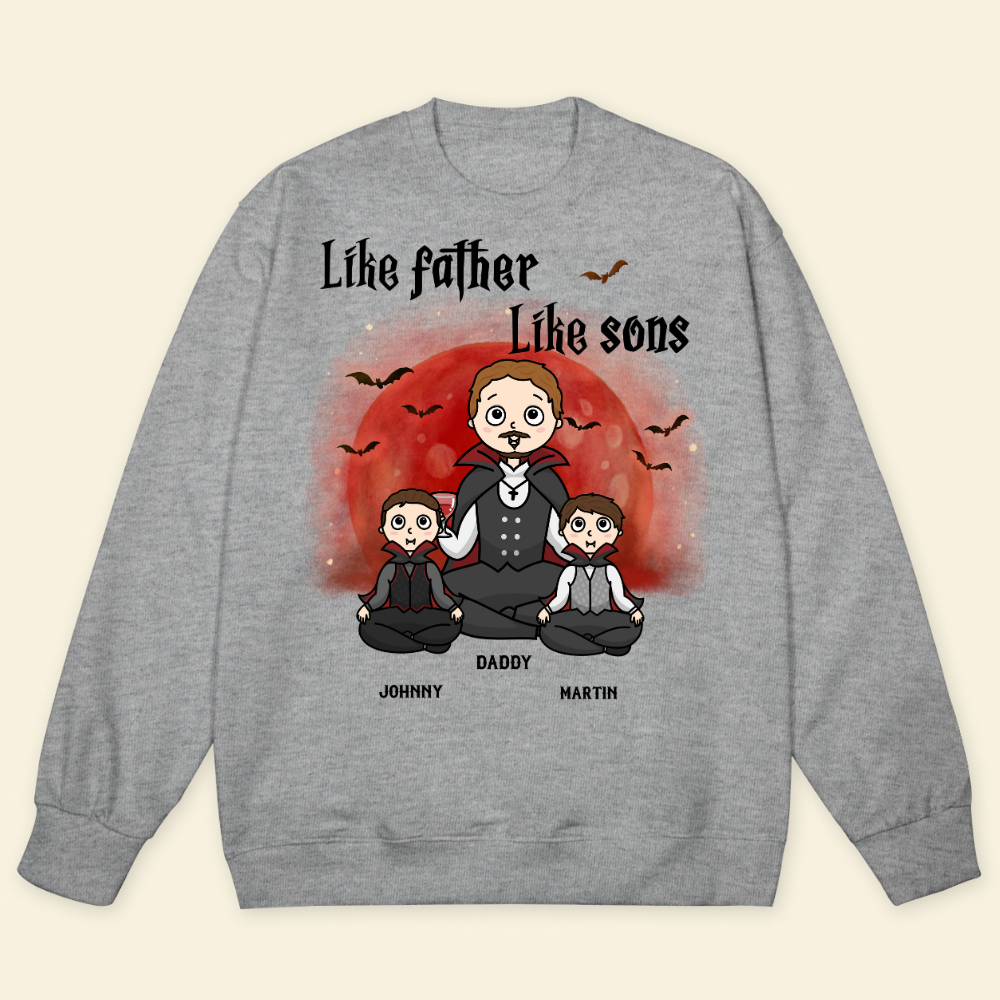 Like Father Like Son Halloween - Personalized Sweatshirt - Gift For Father, Halloween Party banner-4_c0f7616f-9d55-4bb2-905a-bd9c1bcf6789.png