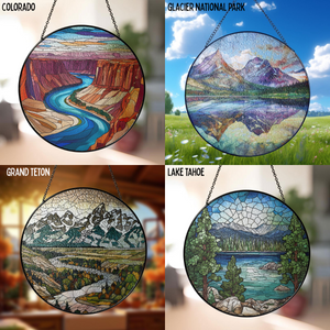 Famous Location Suncatcher Stained Glass