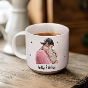 Custom New Born Baby Photo Mug, The Moment You Became My Daddy, First Dad Gift, Fathers Day Gift, Gift for New Daddy Mommy, Best Dad Gift