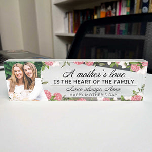 Custom Photo Gifts For Mother Acrylic Plaque, Mother Photo Acrylic, Mother's Day Gifts For Her, Mom Acrylic Photo Plaque, Mother s Day Gift