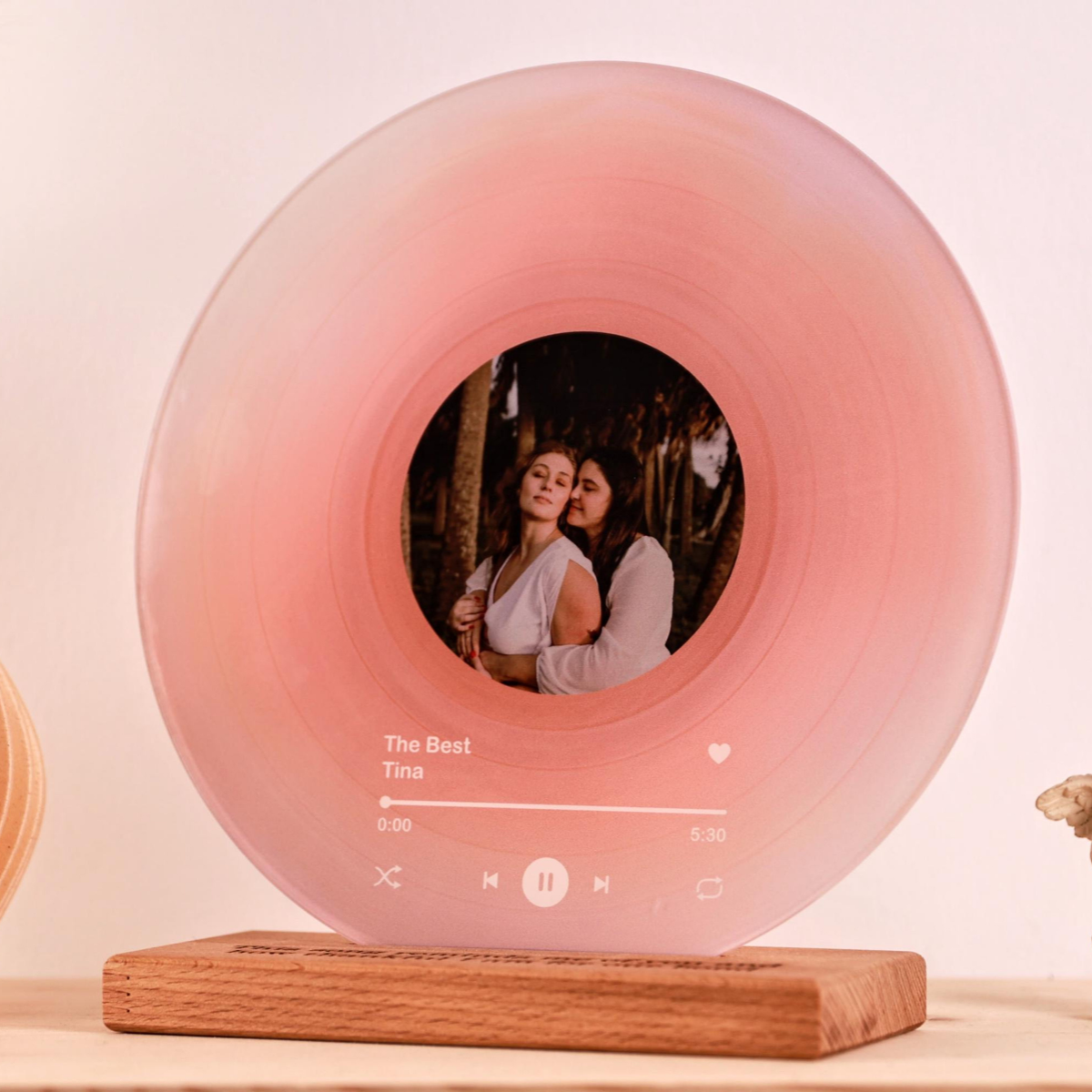 Personalized Song Record, Gift for Her/Him, Anniversary Gift for Couple, Song Plaque