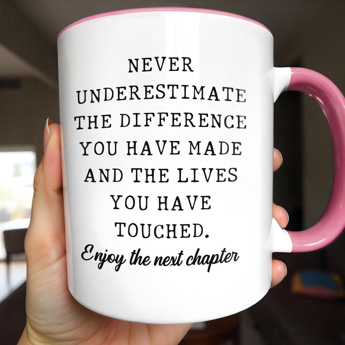Officially Retired Never Underestimate, Accent Mug, Retirement Gift
